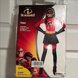 Disney The Incredibles Violet Superhero Costume - Red and Black